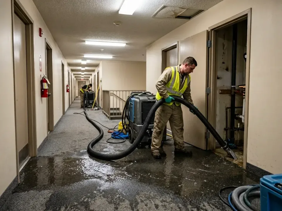 multi-unit-apartment-hallway-f-005 — frequently asked questions, Emergency Burst Pipe Water Extraction & Removal in Lynchbur…